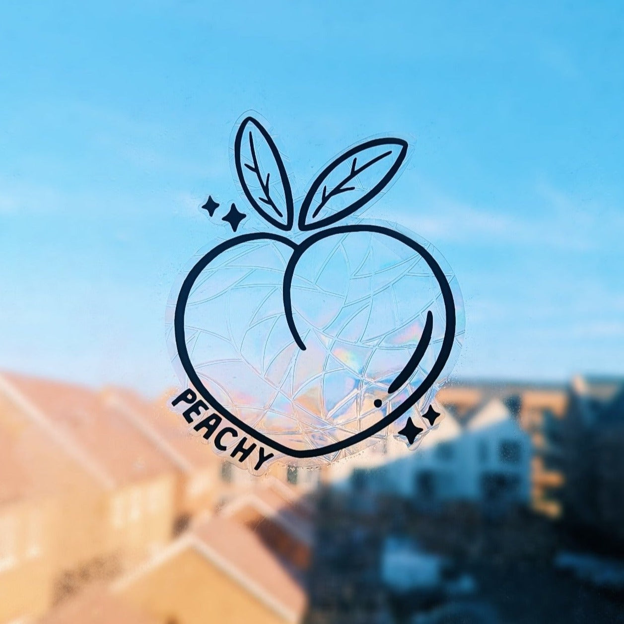Peachy Suncatcher Sticker