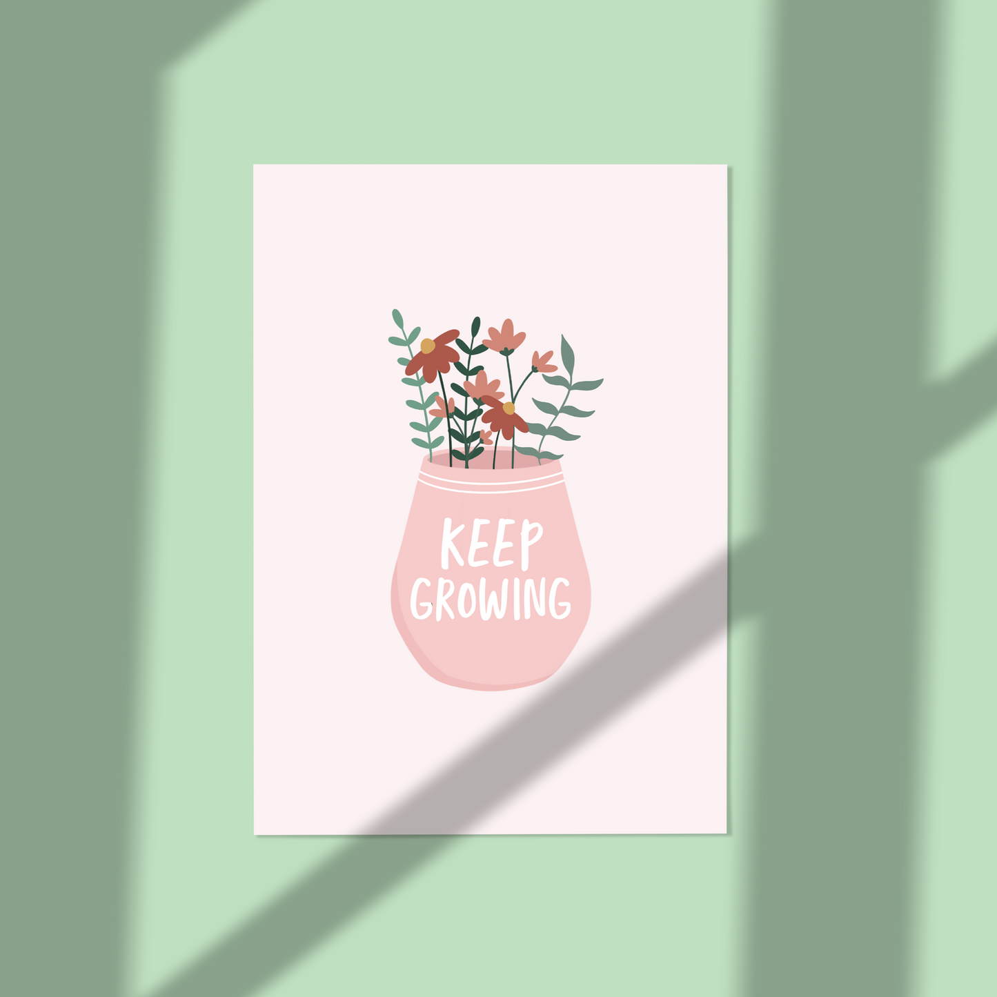 Keep Growing A5 Print