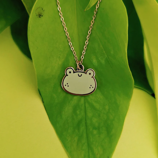 How We Made Our Enamel Frog Necklace: Step By Step