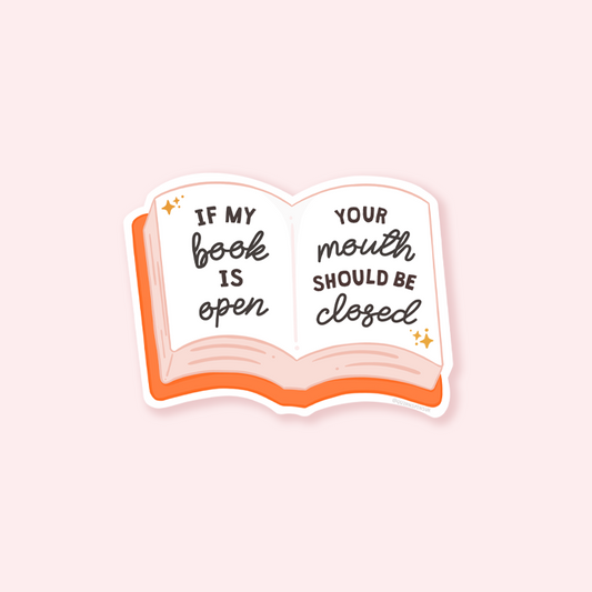Book Reader Sticker