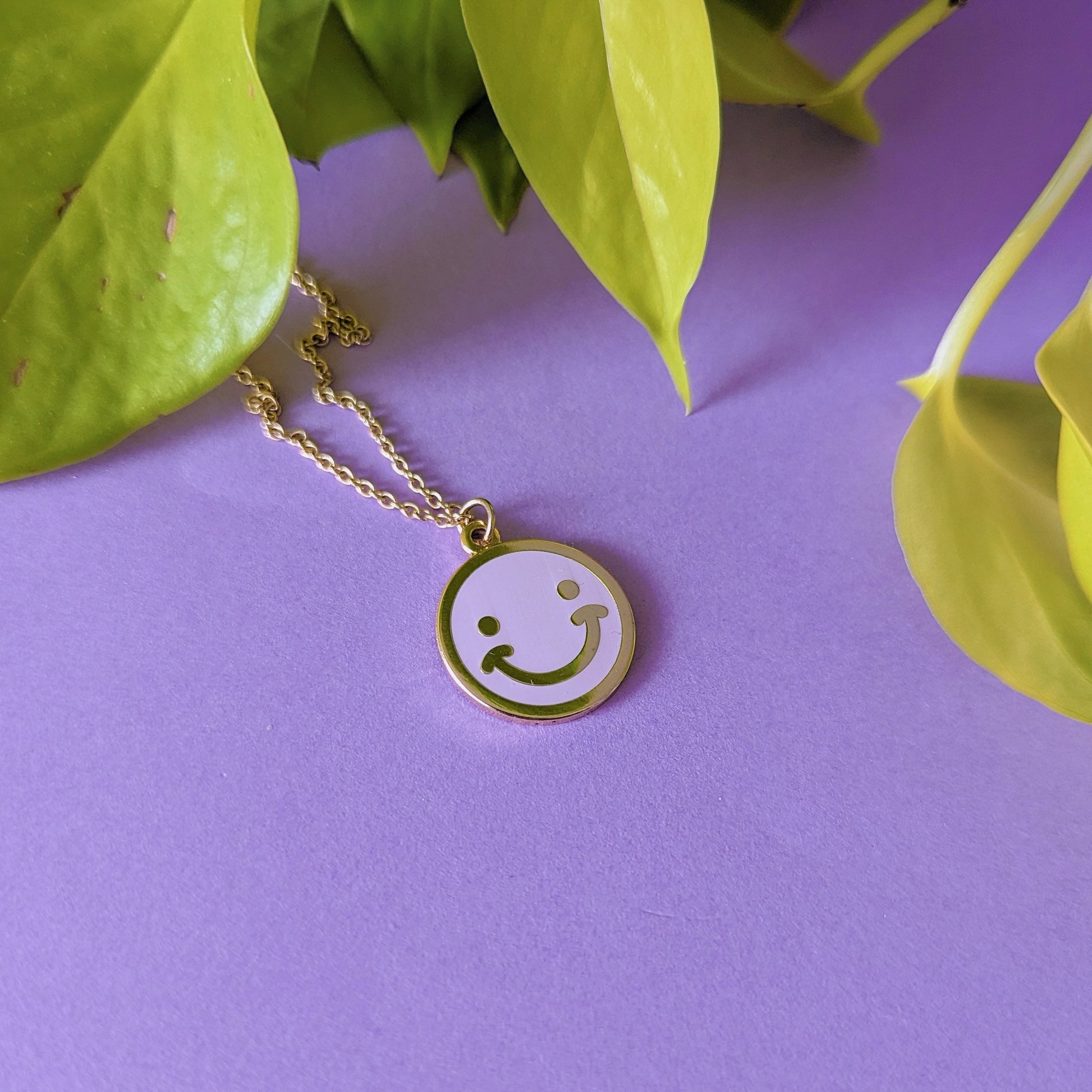 smile necklace | charm necklace