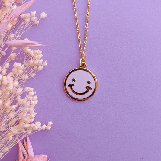 smile necklace | charm necklace