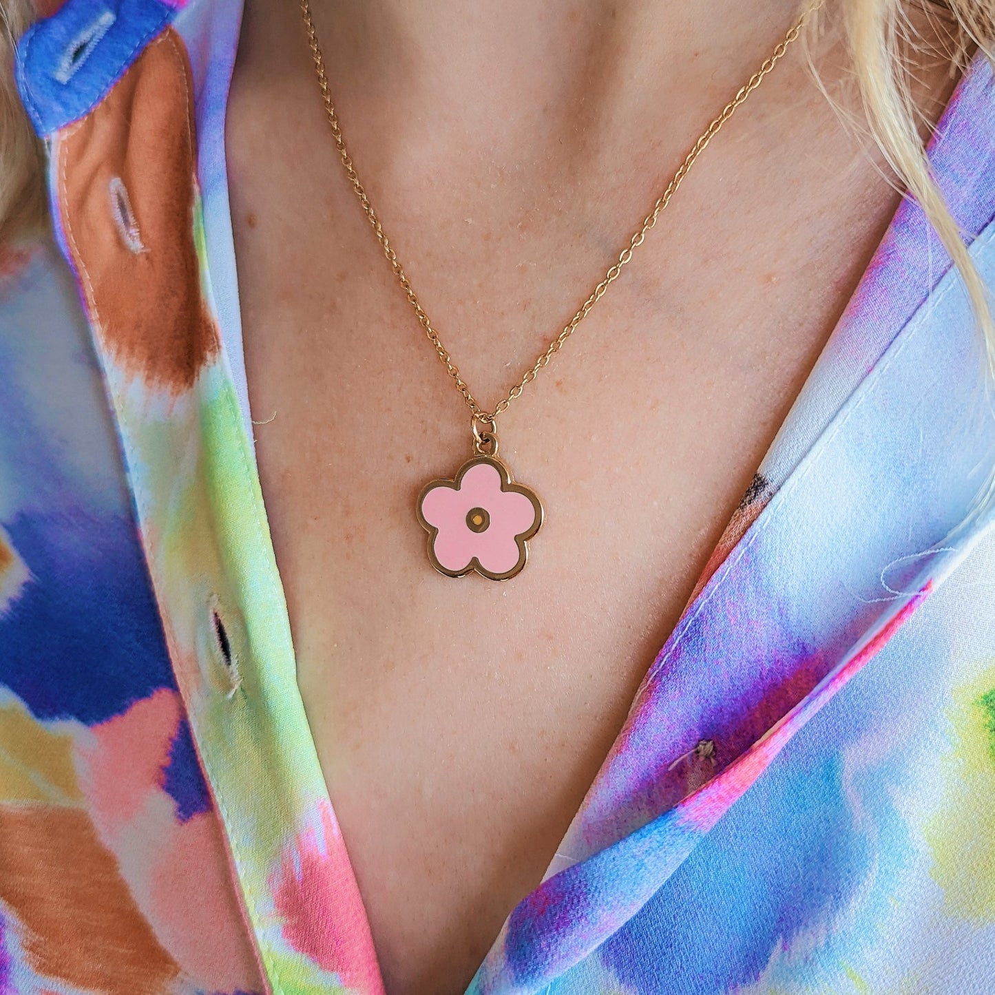 flower necklace