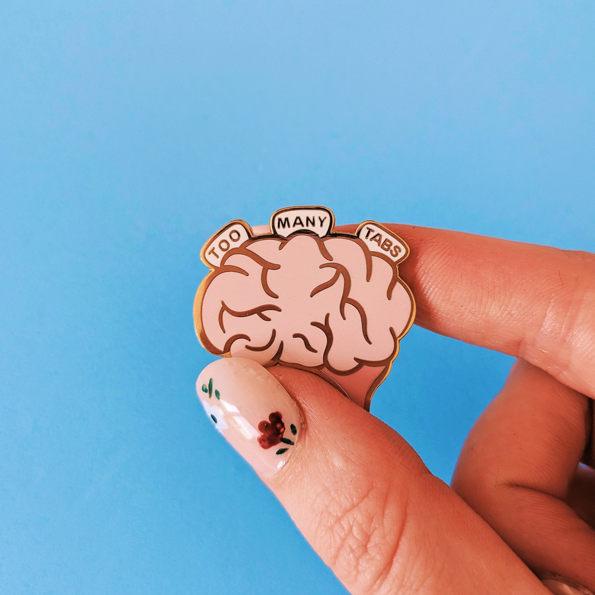 A great gift for students/a mental health gift. This enamel pin badge has been a popular adhd pin.