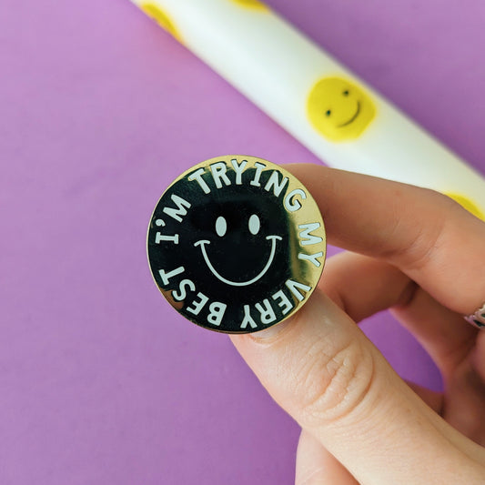 mental health enamel pin badge. The perfect gift for students or a great mental health gift