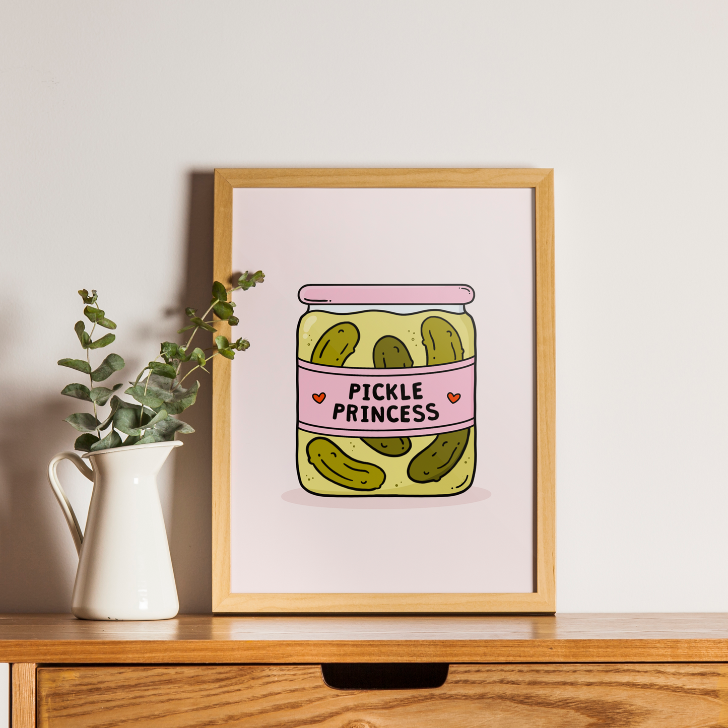Pickle Princess A5 Print