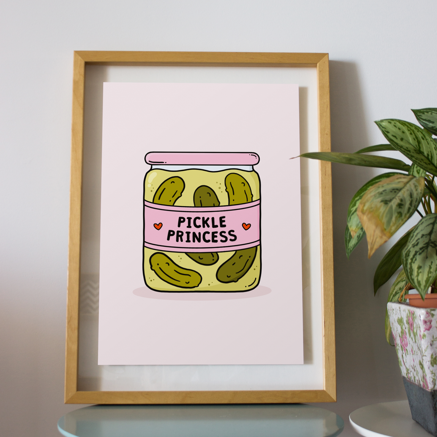 Pickle Princess A5 Print