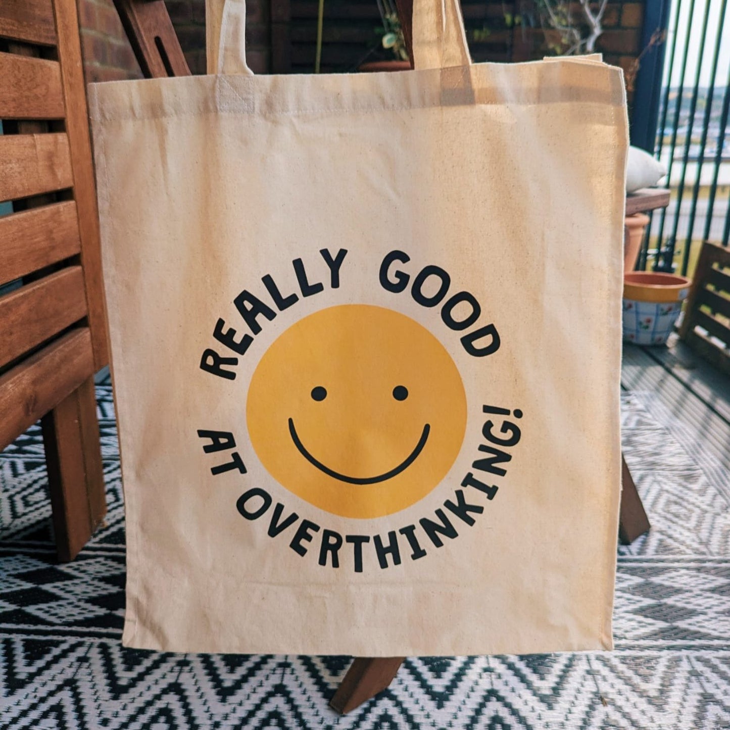 Really Good At Overthinking Tote Bag