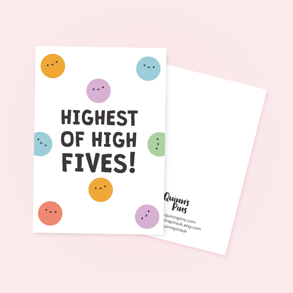 Highest of High Fives Greetings Card