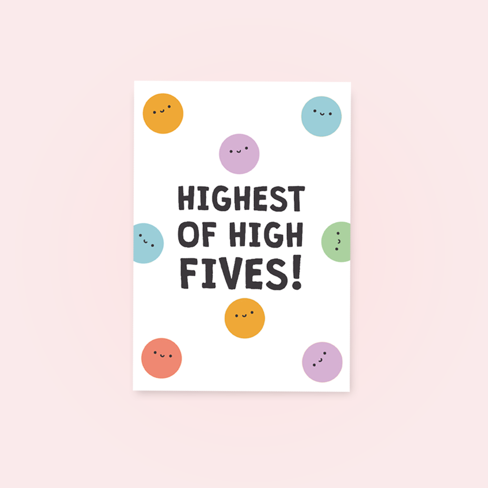 Highest of High Fives Greetings Card