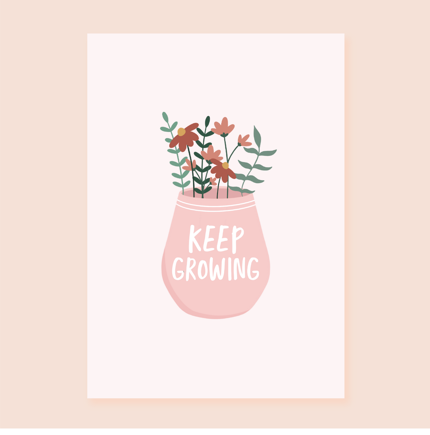 Keep Growing A5 Print