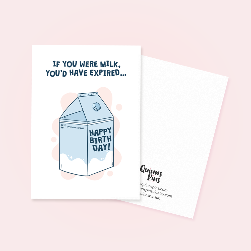 If You Were Milk Greetings Card