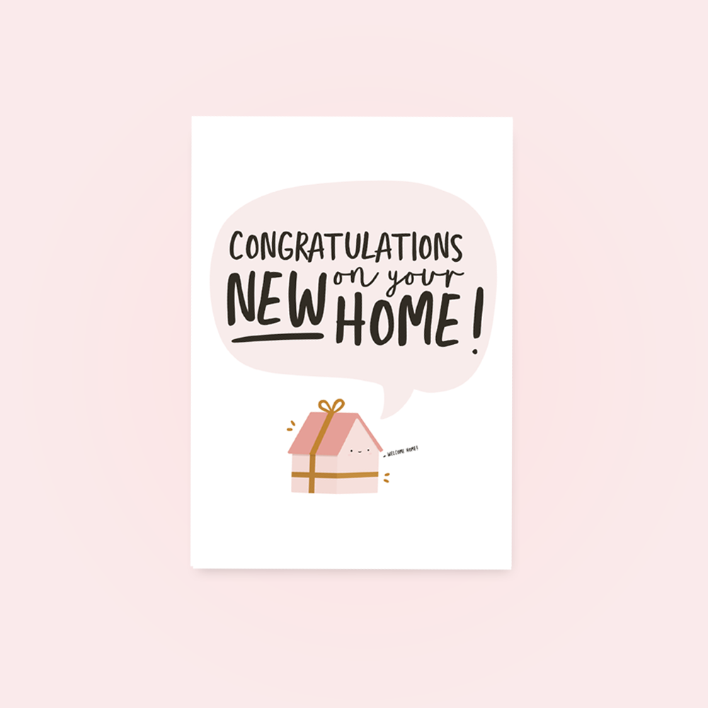 New Home Greetings Card - QuinnsPins