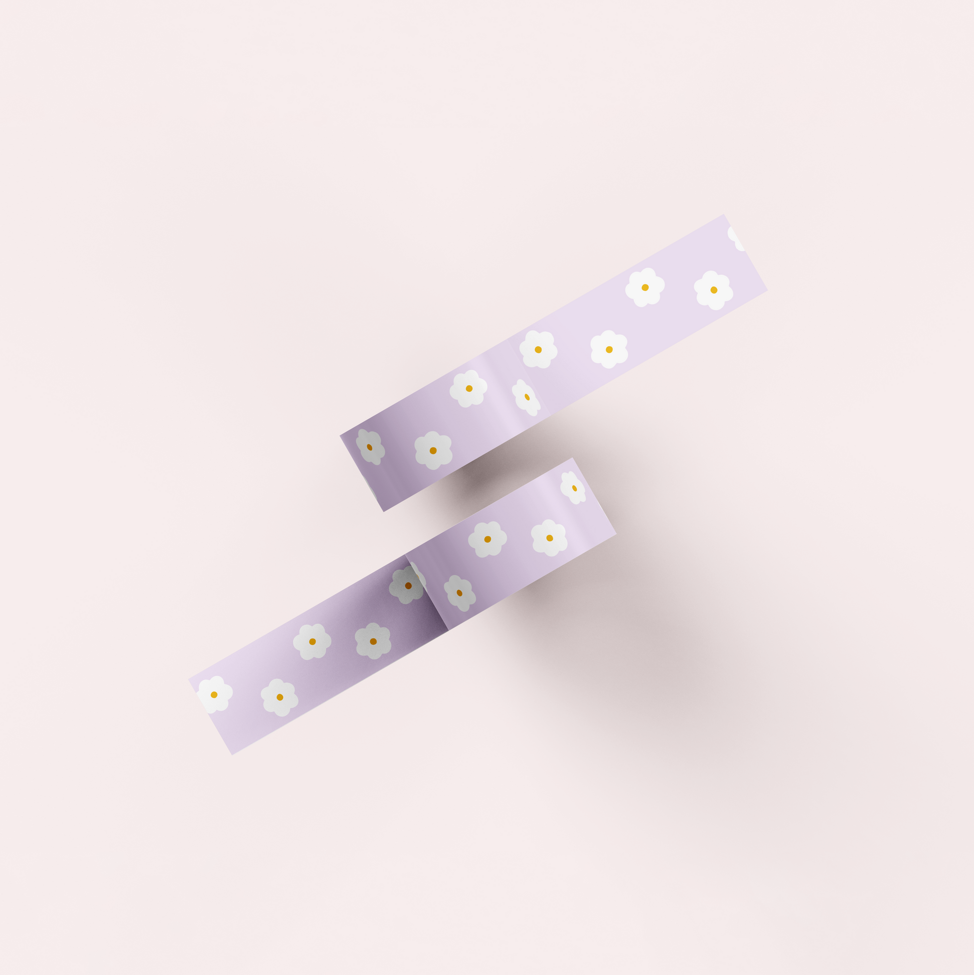 Purple Flower Washi Tape - QuinnsPins
