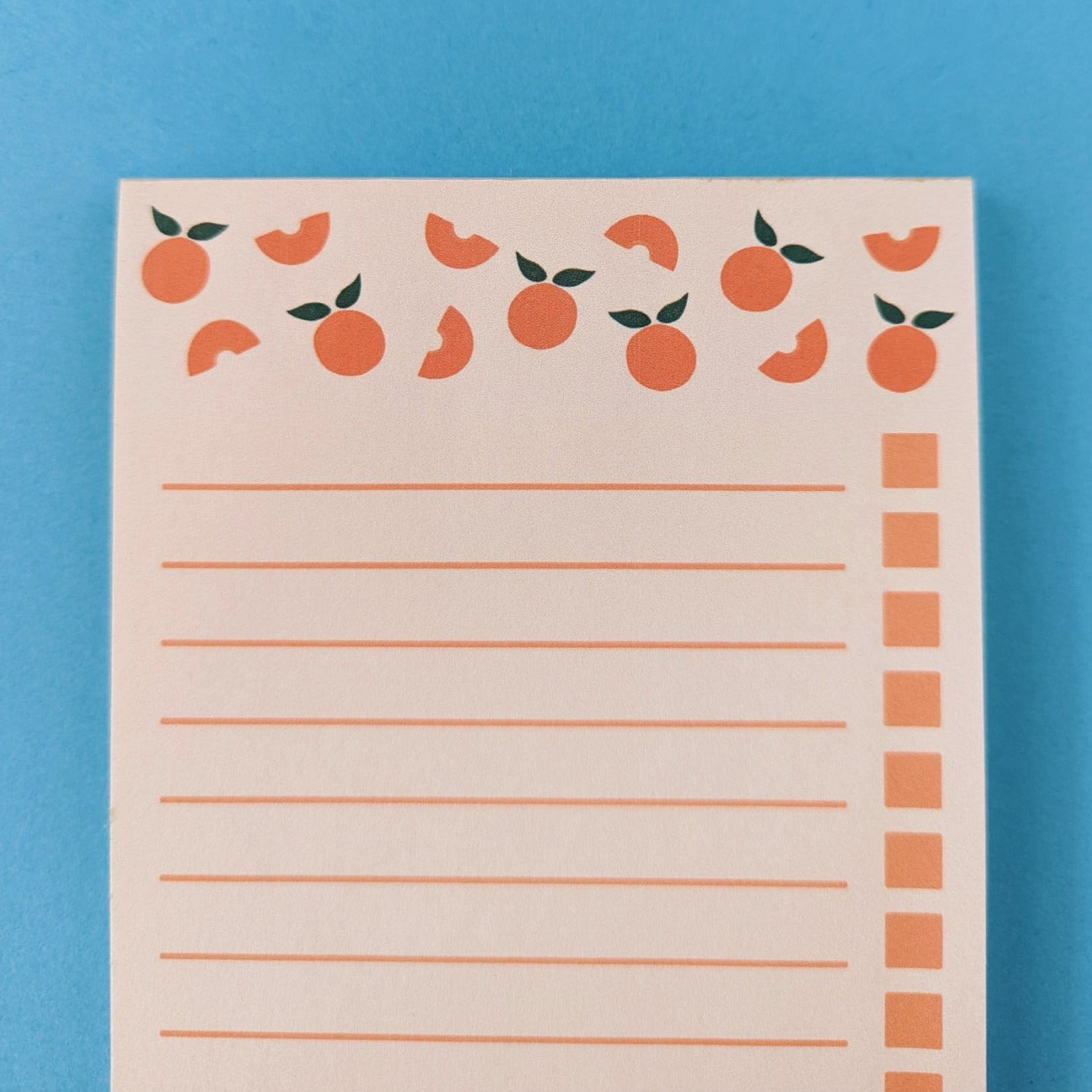 Peachy A6 Checklist Notepad