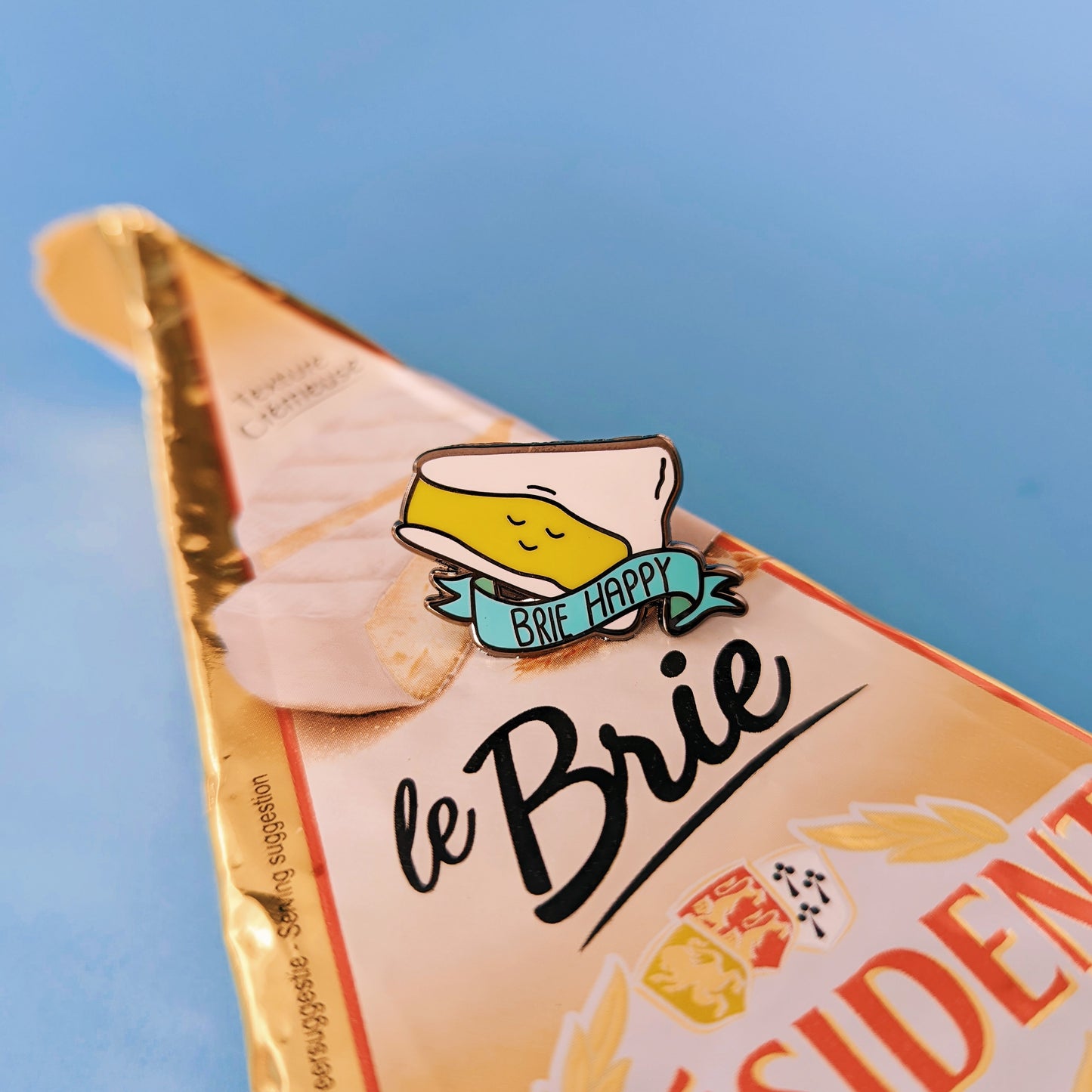 Cheese Enamel Pin