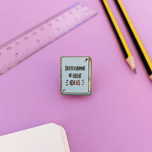 Sketchbook of Great Ideas Enamel Pin