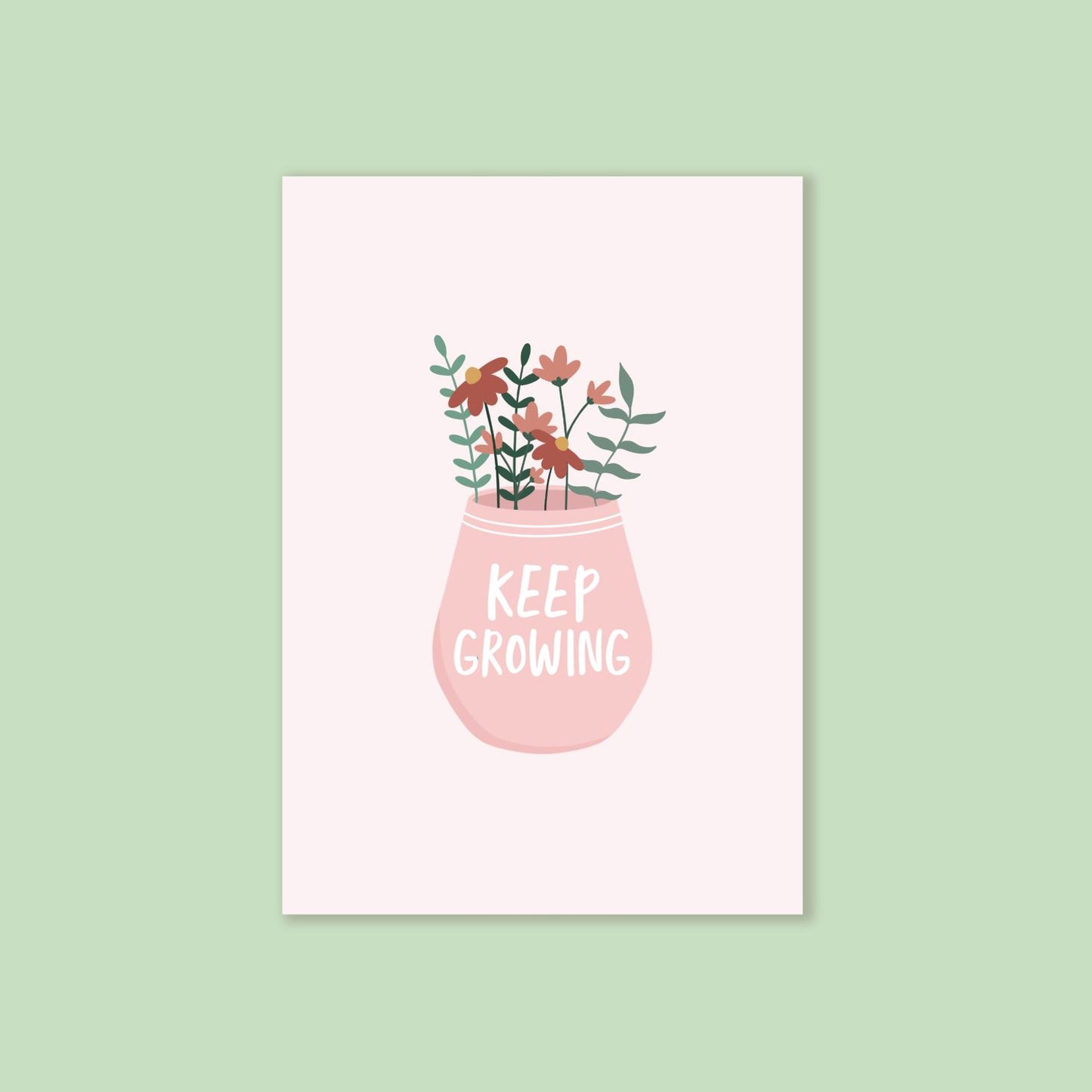 Keep Growing A5 Print - QuinnsPins