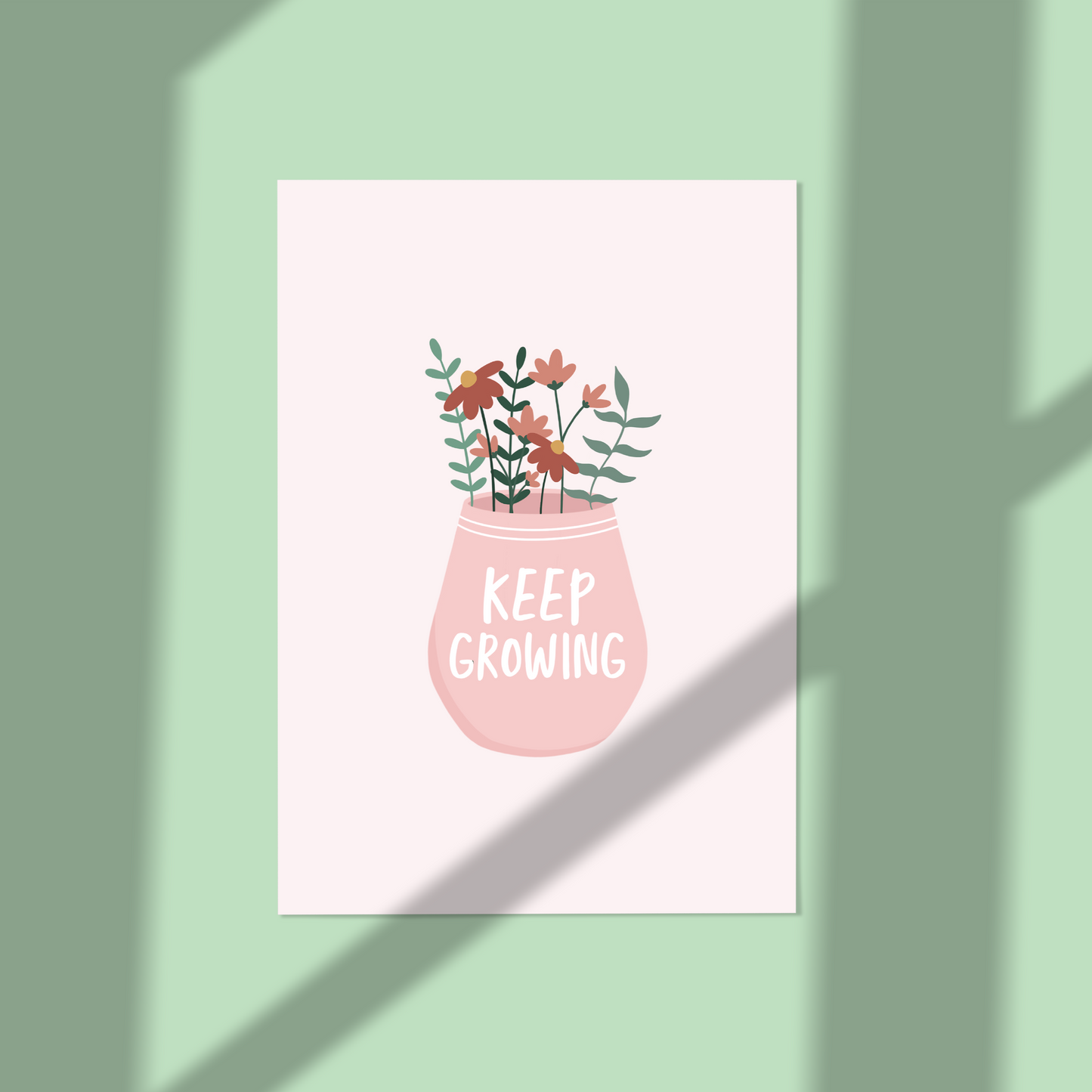 Keep Growing A5 Print - QuinnsPins